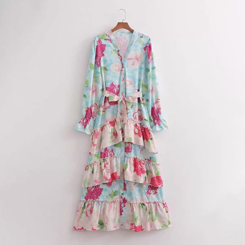 Romantic floral dress