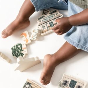 Main street Play set- 8 piece set