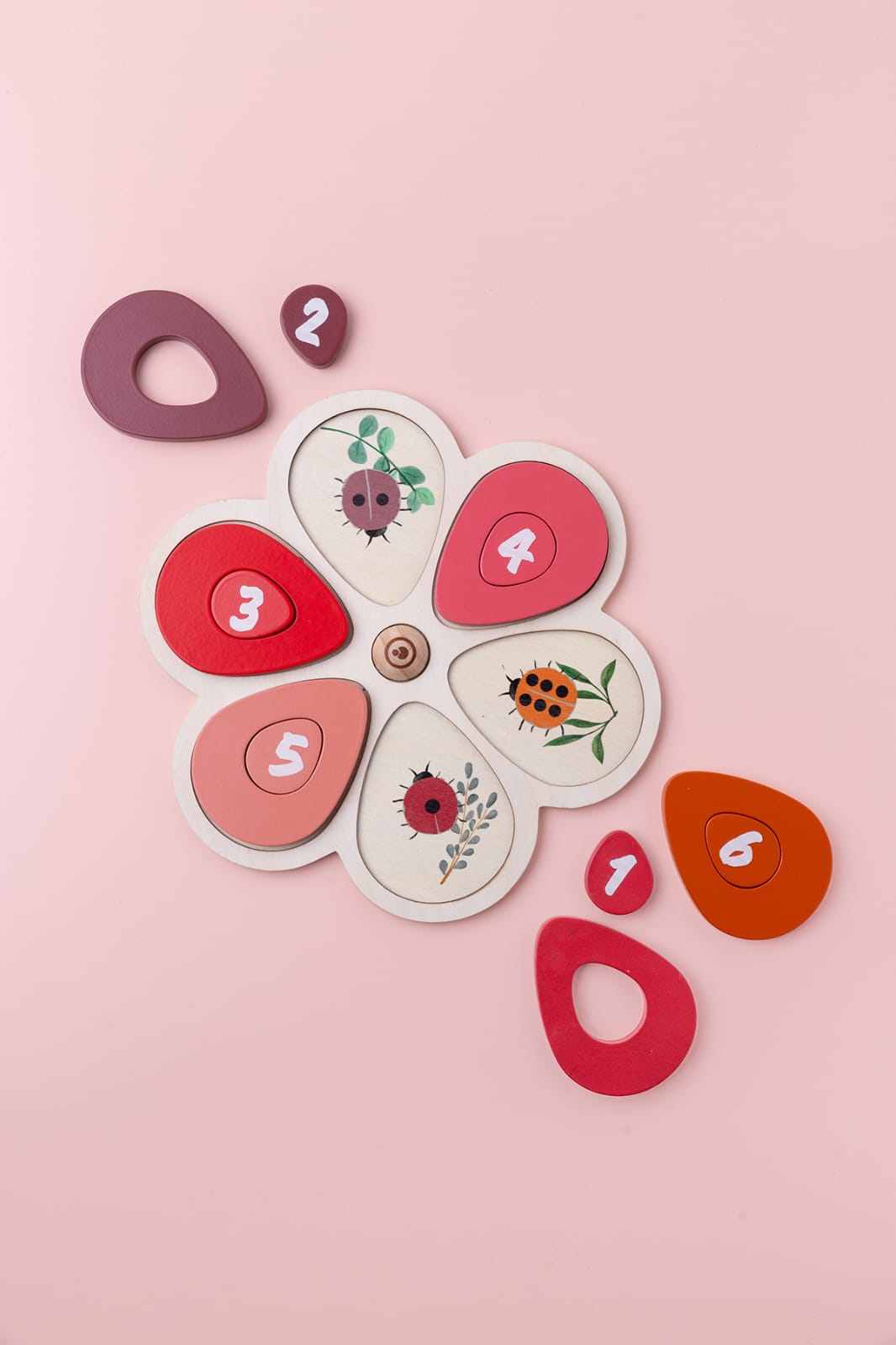Chunky Puzzle - flower Puzzle - 2 in 1 puzzle - Image 2
