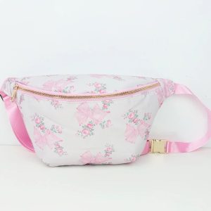 Pink bow moonbag