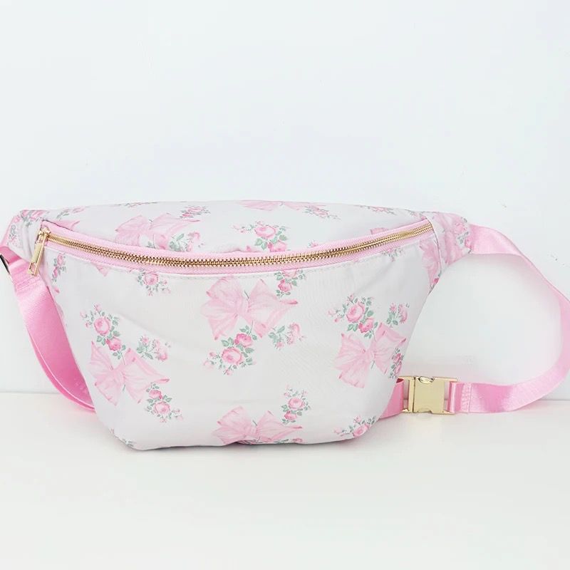Pink bow moonbag