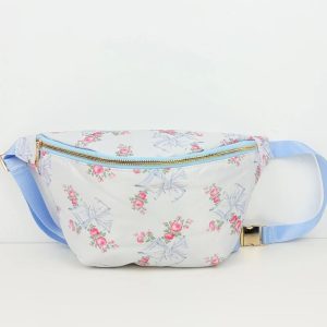 Blue bow moonbag