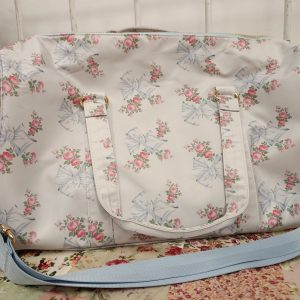 Blue bow travel bag
