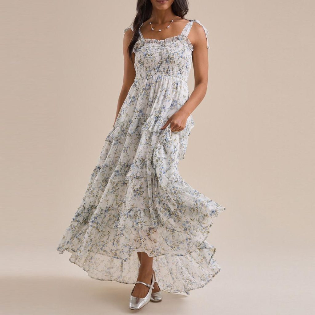 The floral garden dress