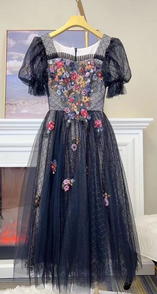 The black dress.