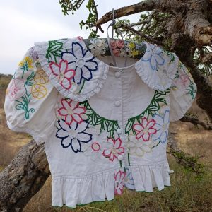 Karoo floral garden blouse