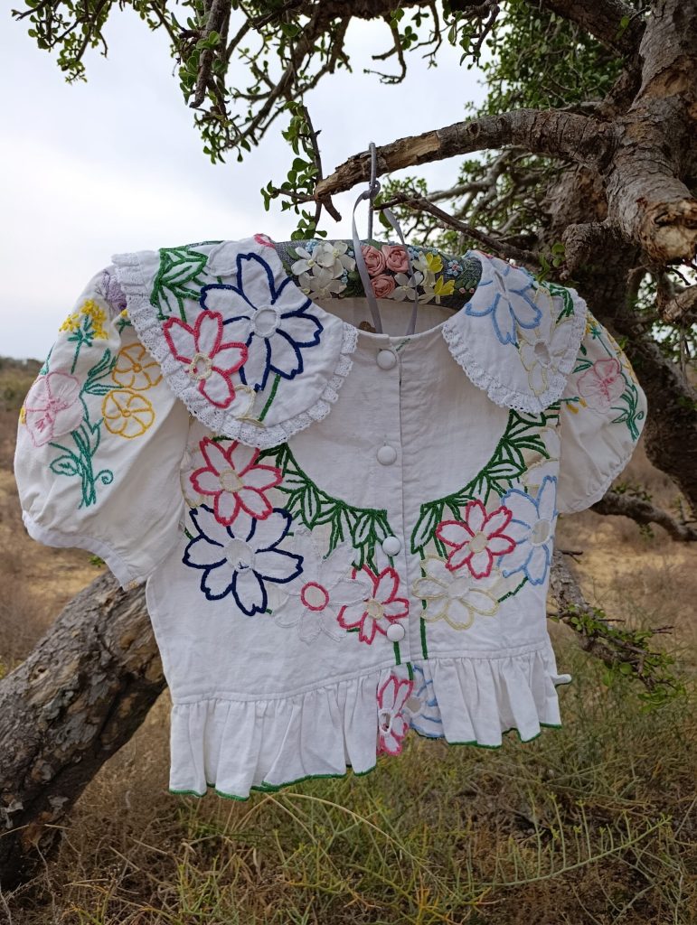 Karoo floral garden blouse