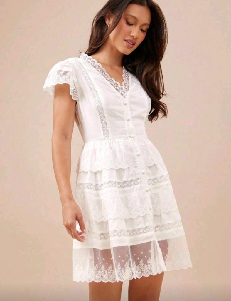 The Lace Mini Dress