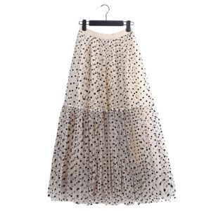 Cream PD skirt