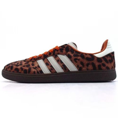 Brown Leopard Print Sneakers