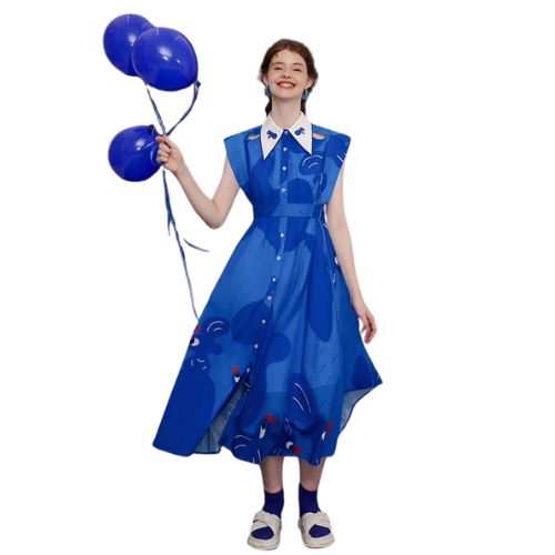 The Azure Art Dress