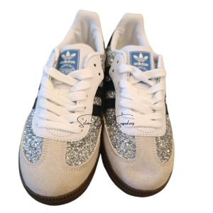 Silver Glitter Sneakers