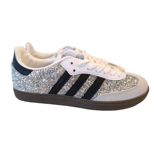 Silver Glitter Sneakers Shoes - Image 2