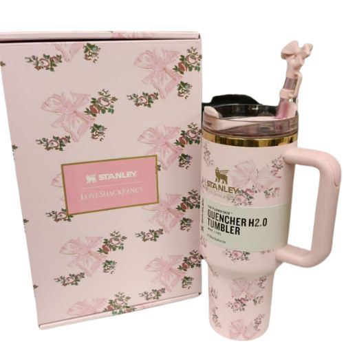 NCC Tumbler Soft Pink Floral Gift Set