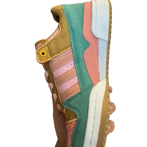 Retro Rainbow Patchwork Sneakers