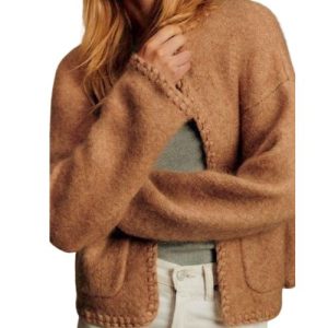 NCC Camel Mohair Open Cardigan (1)