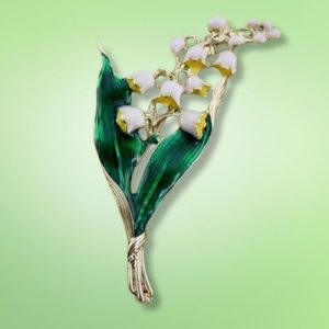 Lily of the Valley Whisper Brooch