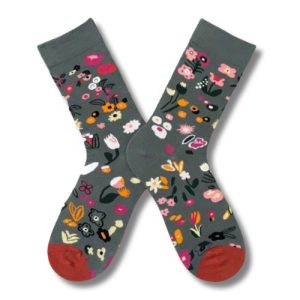 Midnight Meadow Bloom Socks