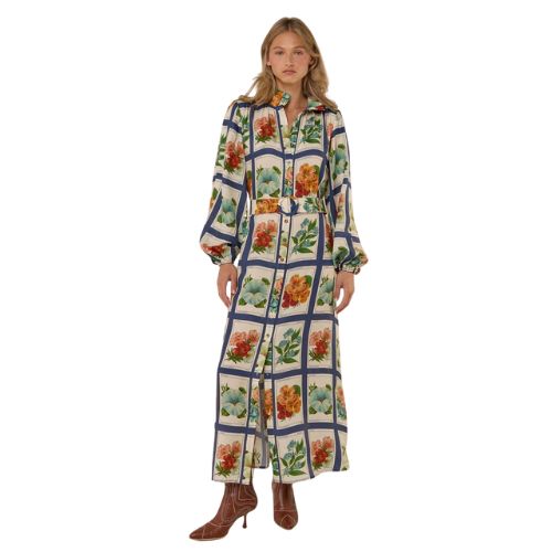 The Botanical Gallery Shirt Dress