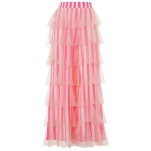 Blush Daydream Tiered Tulle Pants