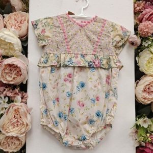 Petal Meadow Baby Romper