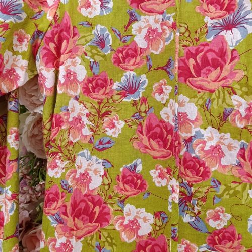Rose Meadow Cotton Midi Dress - Image 3