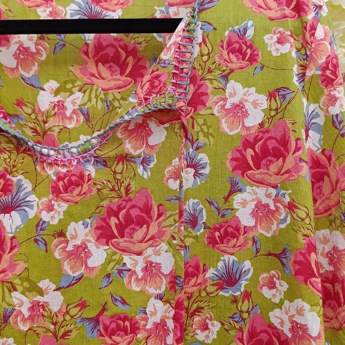 Rose Meadow Cotton Midi Dress - Image 2