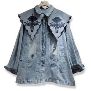 Shadow Bloom Yoke Denim Jacket