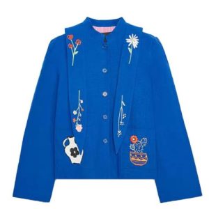 The Bleu Atelier Embroidered Jacket