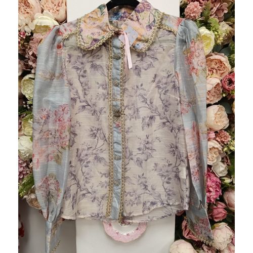 Vintage Garden Lace Blouse