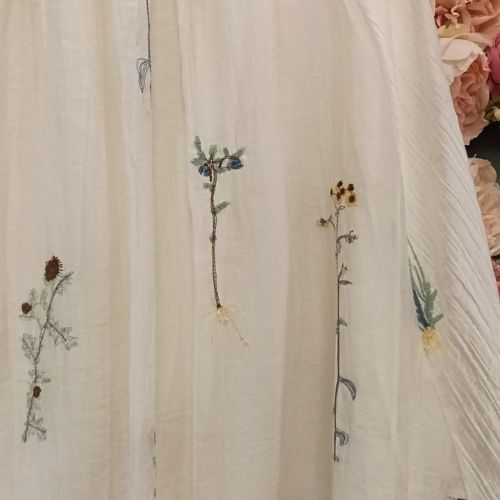 Wildflower Whisper Sheer Midi Skirt - Image 2