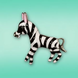 NCC Zebra Brooch