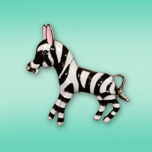 NCC Zebra Brooch
