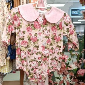Blush Garden Baby Romper