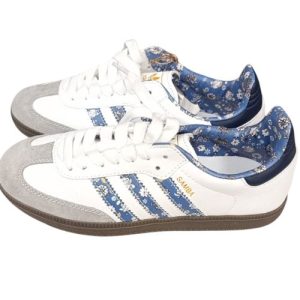Blue Blossom Retro Sneakers