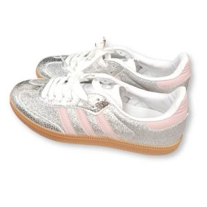 Blush Glitter Retro Sneakers