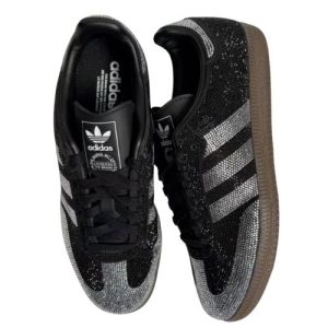Midnight Crystal Stripe Sneakers Shoes