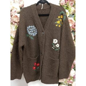 Woodland Bloom Knit Cardigan
